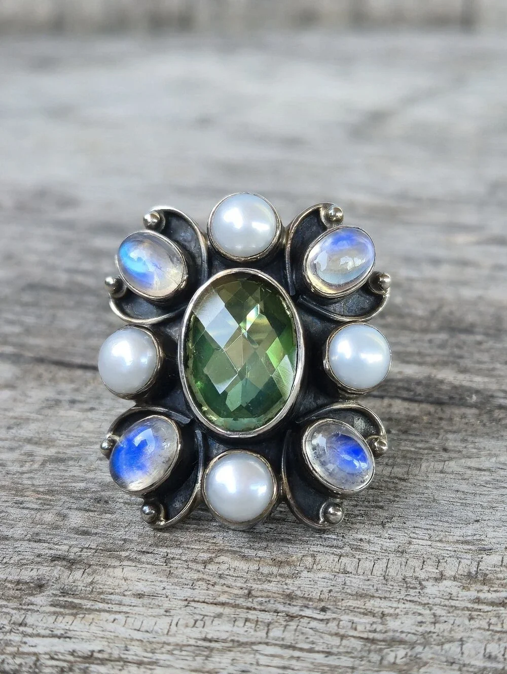 RAJ COLLECTION LIMITED EDITION Designer NICKY BUTLER Ring 925 Sterling Silver NB